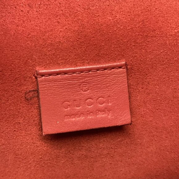 Auth GUCCI Dionysus/GG Blooms Beige Red PVC Suede Shoulder Bag - Picture 14 of 14